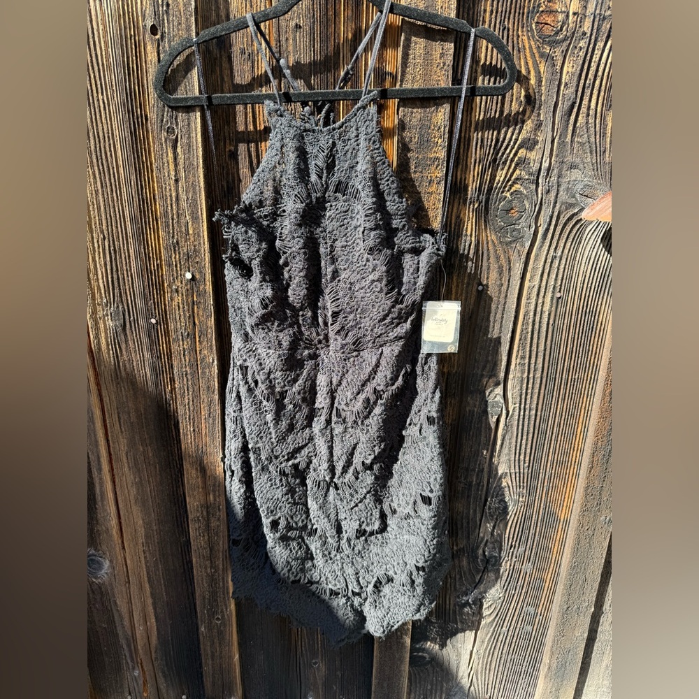 Free people black lace dress - Picture 2 of 7
